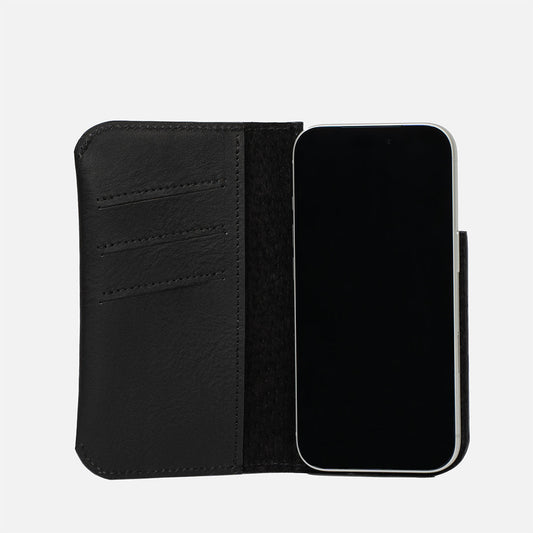 iPhone 17 series Leather Folio Case Wallet with MagSafe - The Minimalist 1.0