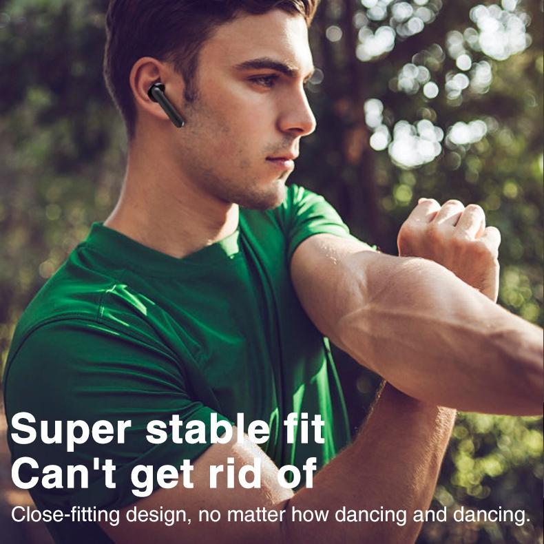 NNEDSZ Wireless Bluetooth Earphones With Charging Box & Led Display-4