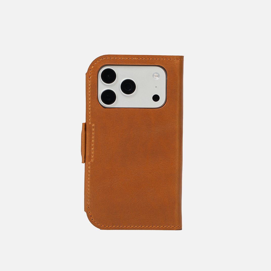 iPhone 17 Series Leather Folio Case Wallet with MagSafe - Classic 5.1-8